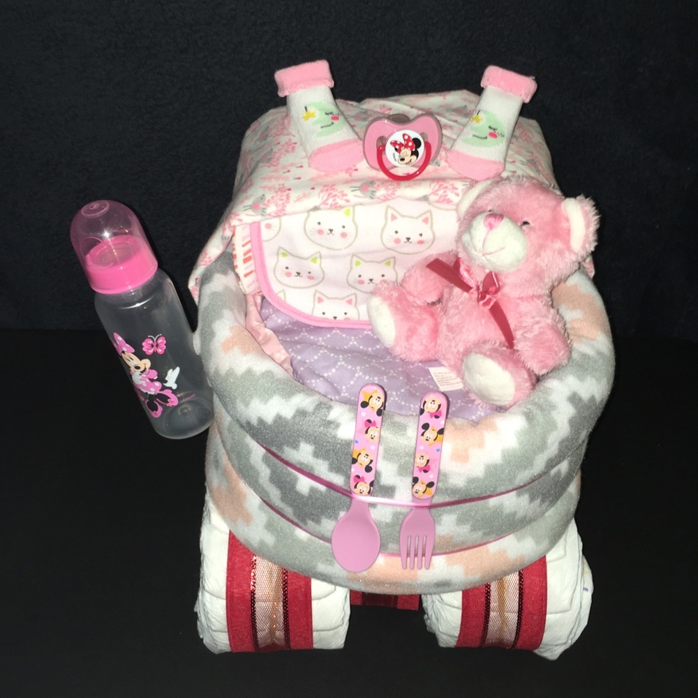 Diaper cake stroller